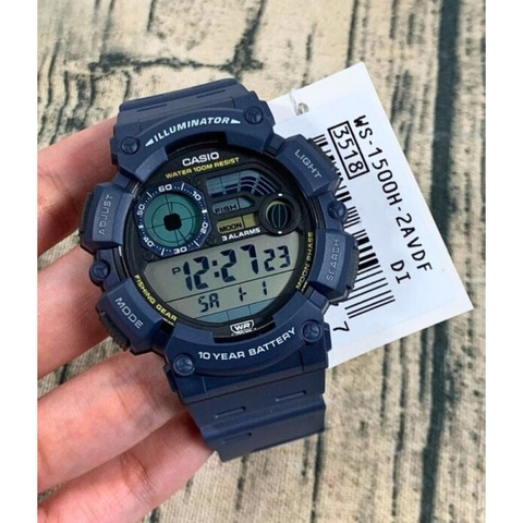 Đồng hồ nam Casio Timeless Mens WS-1500H-2AVDF