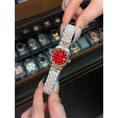 Đồng hồ nữ dây thép Carnival 8250L-CH-DO Quartz - Size 30mm - Kính Sapphire - Chống nước 30m
