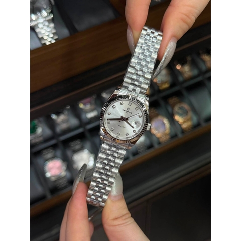 Đồng hồ nữ dây thép Carnival 8250L-VT-T size 30mm - Kính Sapphire - Chống nước 30m