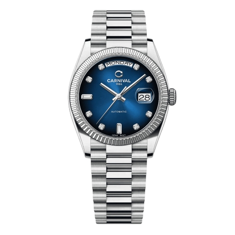 Đồng hồ nam Dây Thép Carnival 8239G-VT-X Automatic - Kính Sapphire - Size 38mm - Chống nước 50m