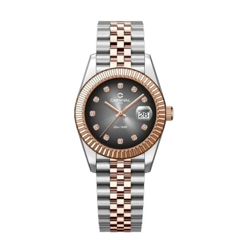 Đồng hồ nữ dây thép Carnival 8250L-CH-TX Quartz - Size 30mm - Kính Sapphire - Chống nước 30m