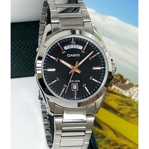 Đồng hồ nam Casio Timeless Mens MTP-1370D-1A2VDF