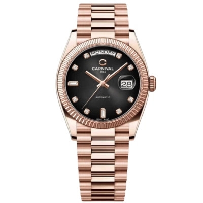 Đồng hồ nam Dây Thép Carnival 8239G-VH-D Automatic - Kính Sapphire - Size 38mm - Chống nước 50m