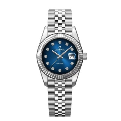 Đồng hồ nữ dây thép Carnival 8250L-VT-X size 30mm - Kính Sapphire - Chống nước 30m
