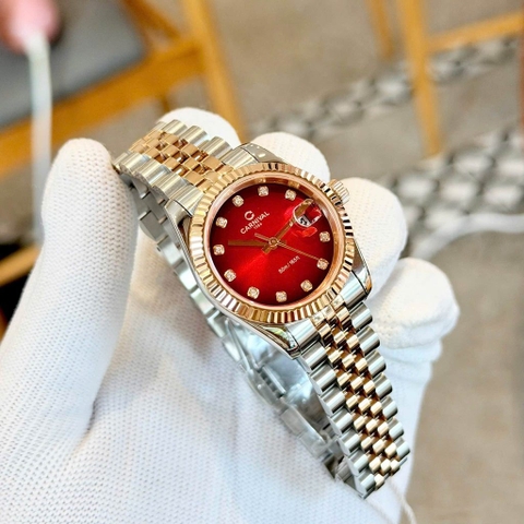 Đồng hồ nữ dây thép Carnival 8250L-CH-DO Quartz - Size 30mm - Kính Sapphire - Chống nước 30m