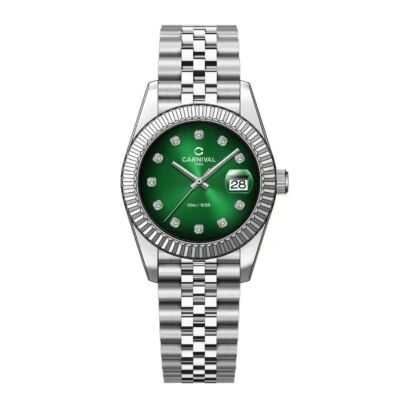 Đồng hồ nữ dây thép Carnival 8250L-VT-XL size 30mm - Kính Sapphire - Chống nước 30m