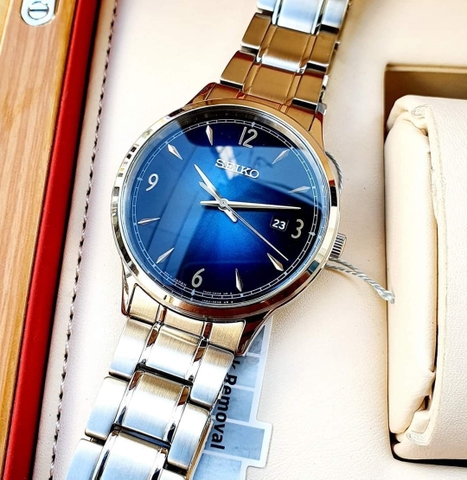 Đồng Hồ Nam Dây Thép SEIKO Quartz  SGEH89P1 | Kính Hardlex