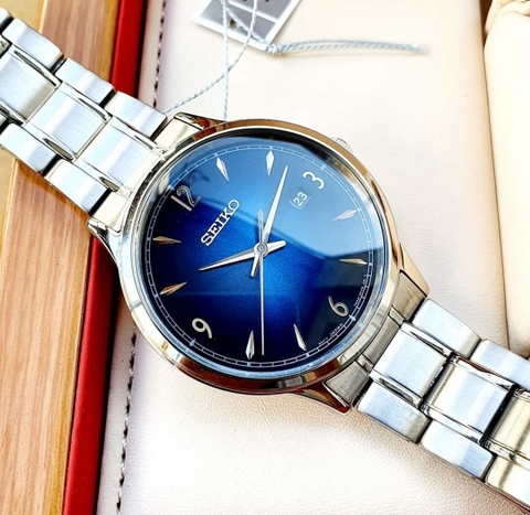 Đồng Hồ Nam Dây Thép SEIKO Quartz  SGEH89P1 | Kính Hardlex