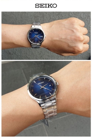 Đồng Hồ Nam Dây Thép SEIKO Quartz  SGEH89P1 | Kính Hardlex