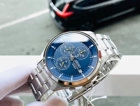 Đồng Hồ Nam Dây Thép SEIKO QUARTZ SKS537P1 | Kính Hardlex