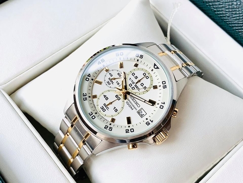 Đồng Hồ Nam Dây Thép SEIKO QUARTZ SKS629P1 | Kính Hardlex
