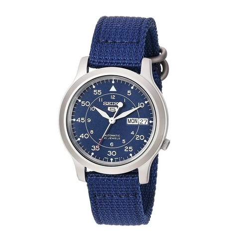 Đồng Hồ Nam Dây Vải SEIKO Automatic SNK807K2 | Kính Hardlex