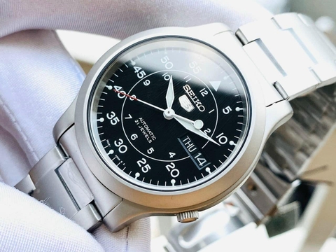 Đồng Hồ Nam Dây Thép SEIKO Automatic SNK809K1 | Kính Hardlex