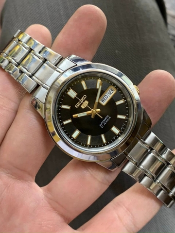 Đồng Hồ Nam Dây Thép SEIKO Automatic SNKK17K1 | Kính Hardlex