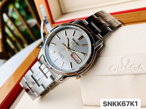 Đồng Hồ Nam Dây Thép SEIKO Automatic SNKK67K1 | Kính Hardlex
