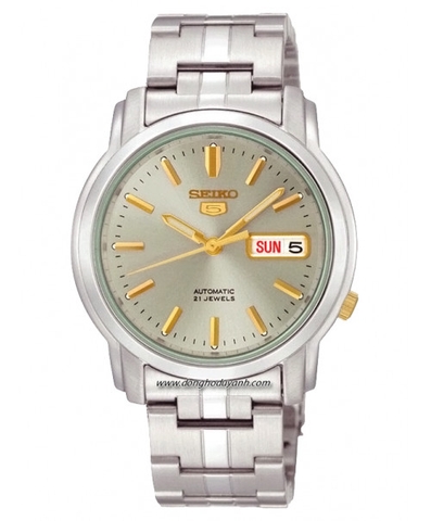 Đồng Hồ Nam Dây Thép SEIKO Automatic SNKK67K1 | Kính Hardlex