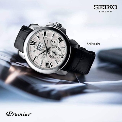 Đồng Hồ Nam Dây Da SEIKO Kinetic SNP143P1 | Kính Sapphire | Vừa Pin – Vừa Tự Động