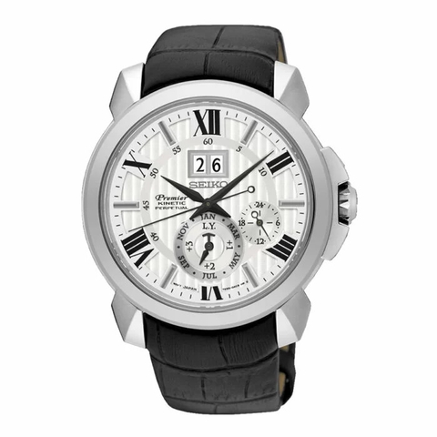 Đồng Hồ Nam Dây Da SEIKO Kinetic SNP143P1 | Kính Sapphire | Vừa Pin – Vừa Tự Động