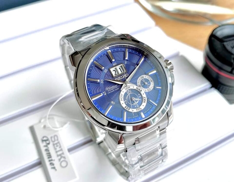 Đồng Hồ Nam Dây Thép SEIKO Kinetic SNP161P1 | Kính Sapphire | Vừa Pin – Vừa Tự Động