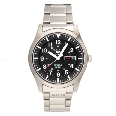 Đồng Hồ Nam Dây Thép SEIKO Automatic SNZG13J1 | Kính Hardlex