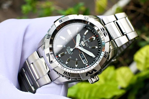 Đồng Hồ Nam Dây Thép SEIKO Automatic SNZJ05J1 | Kính Hardlex