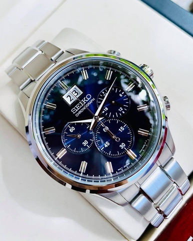 Đồng Hồ Nam Dây Thép SEIKO QUARTZ SPC081P1 | Kính Hardlex