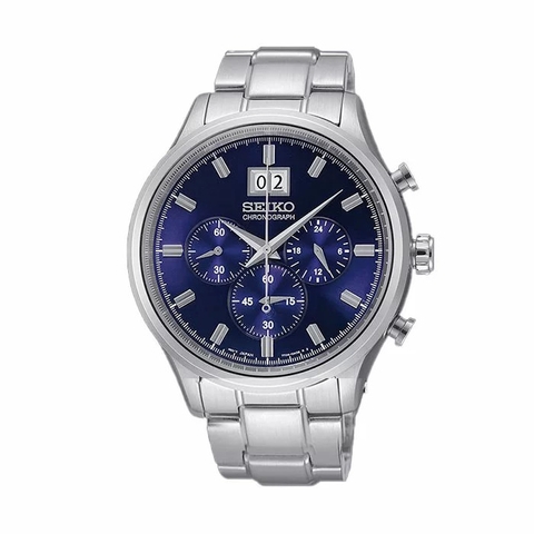 Đồng Hồ Nam Dây Thép SEIKO QUARTZ SPC081P1 | Kính Hardlex