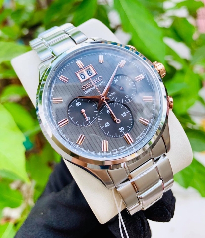 Đồng Hồ Nam Dây Thép SEIKO QUARTZ SPC151P1 | Kính Hardlex