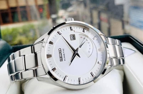 Đồng Hồ Nam Dây Thép SEIKO Kinetic SRN043P1
