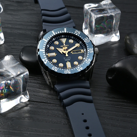 Đồng Hồ Nam Cao Su SEIKO Automatic SRP605J2 | Kính Hardlex