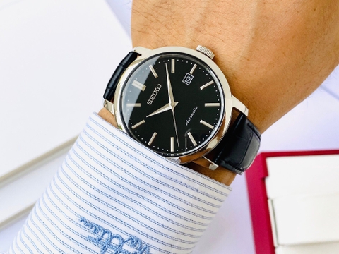 Đồng Hồ Nam Dây Da SEIKO QUARTZ SRPA27K1 | Kính Hardlex