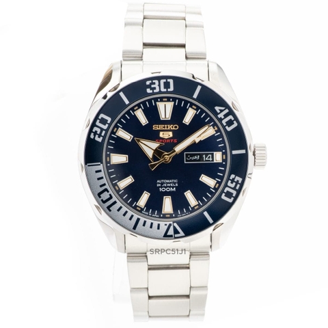 Đồng Hồ Nam Dây Thép SEIKO Automatic SRPC51J1 | Kính Hardlex