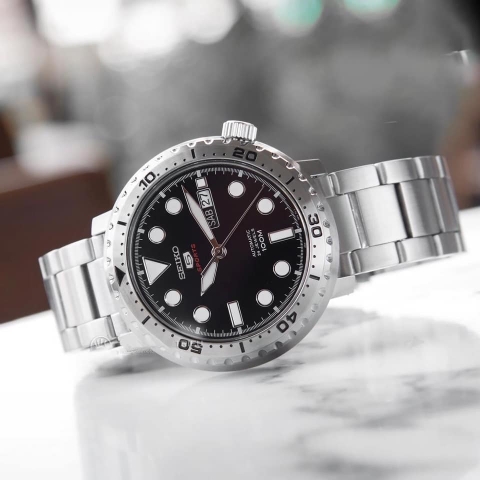 Đồng Hồ Nam Dây Thép SEIKO AUTOMATIC SRPC61K1 | Kính Hardlex