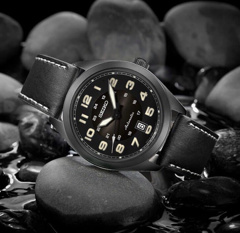 Đồng Hồ Nam Dây Da SEIKO Solar SRPC89K1 | Năng Lượng Ánh Sáng | Kính Hardlex