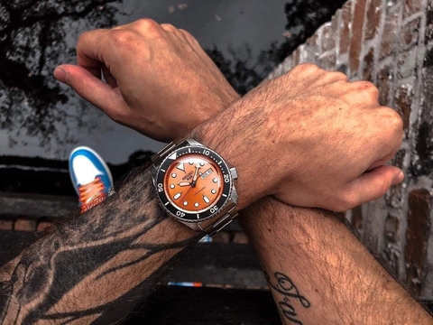 Đồng Hồ Nam Dây Thép SEIKO AUTOMATIC SRPD59K1 | Kính Hardlex