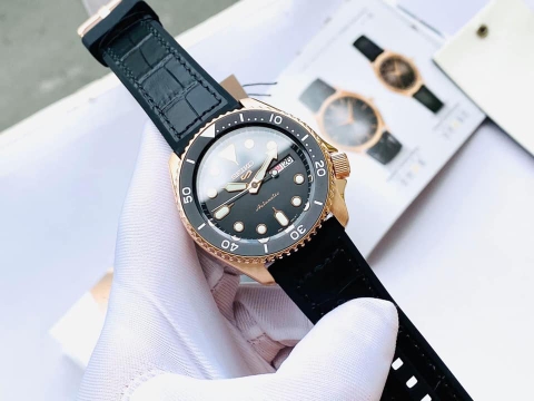 Đồng Hồ Nam Dây Da SEIKO AUTOMATIC SRPD76K1 | Kính Hardlex