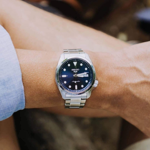 Đồng Hồ Nam Dây Thép SEIKO Automatic SRPE53K1 | Kính Hardlex