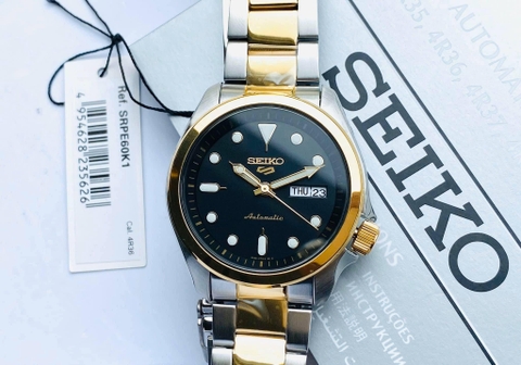 Đồng Hồ Nam Dây Thép SEIKO AUTOMATIC SRPE60K1 | Kính Hardlex