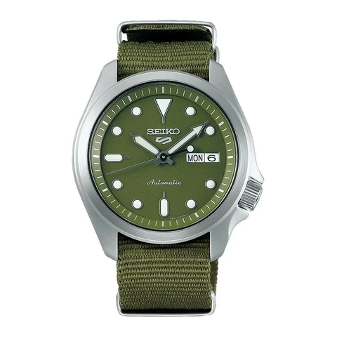 Đồng Hồ Nam Dây Vải SEIKO Automatic  SRPE65K1 | Kính Hardlex