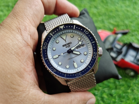 Đồng Hồ Nam Dây Thép SEIKO AUTOMATIC SRPE77K1 | Kính Hardlex