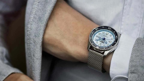 Đồng Hồ Nam Dây Thép SEIKO AUTOMATIC SRPE77K1 | Kính Hardlex