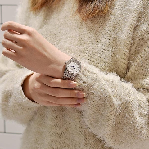 Đồng Hồ Nữ Dây Thép SEIKO AUTOMATIC SRPF49J1 | Kính SAPPHIRE