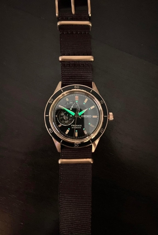 Đồng Hồ Nam Dây Vải SEIKO Automatic  SSA426J1 | Kính Hardlex