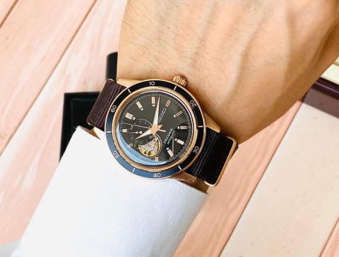 Đồng Hồ Nam Dây Vải SEIKO Automatic  SSA426J1 | Kính Hardlex