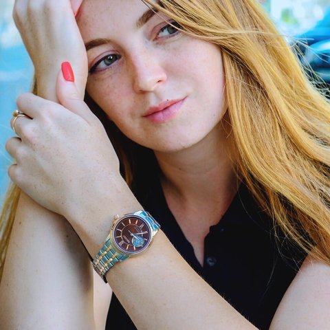 Đồng Hồ Nữ Dây Thép SEIKO AUTOMATIC SSA808J1 | Kính Hardlex