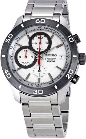 Đồng Hồ Nam Dây Thép SEIKO Quartz SSB189P1 | Kính Hardlex