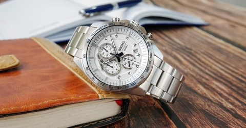 Đồng Hồ Nam Dây Thép SEIKO Quartz SSB317P1 | Kính Hardlex
