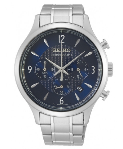 Đồng Hồ Nam Dây Thép SEIKO Quartz SSB339P1 | Kính Hardlex