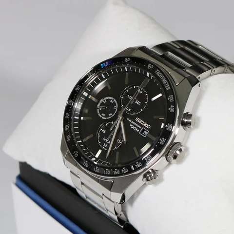 Đồng Hồ Nam Dây Thép SEIKO Quartz SSC715P1 | Kính Hardlex