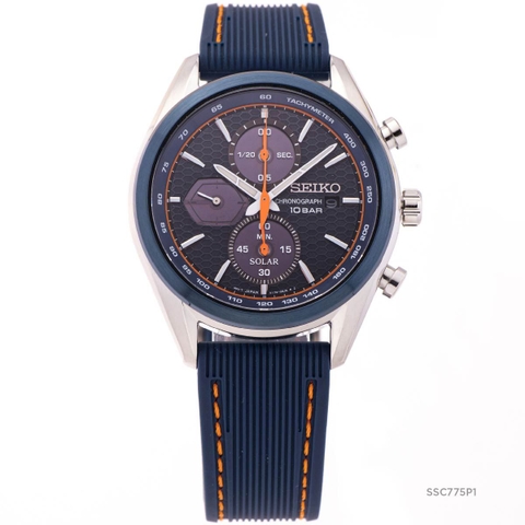 Đồng Hồ Nam Dây Vải SEIKO Solar SSC775P1 | Kính Sapphire | Năng Lượng Mặt Trời